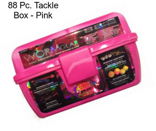 88 Pc. Tackle Box - Pink