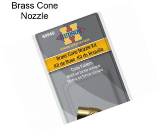 Brass Cone Nozzle