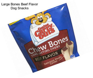 Large Bones Beef Flavor Dog Snacks