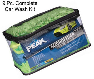 9 Pc. Complete Car Wash Kit