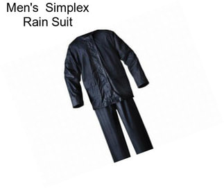 Men\'s  Simplex Rain Suit