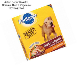 Active Senior Roasted Chicken, Rice & Vegetable Dry Dog Food