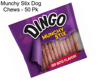 Munchy Stix Dog Chews - 50 Pk