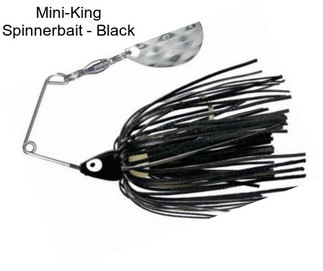Mini-King Spinnerbait - Black