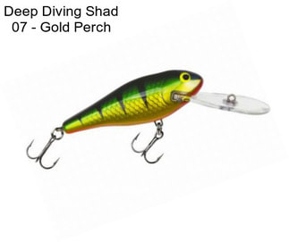 Deep Diving Shad 07 - Gold Perch