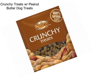 Crunchy Treats w/ Peanut Butter Dog Treats