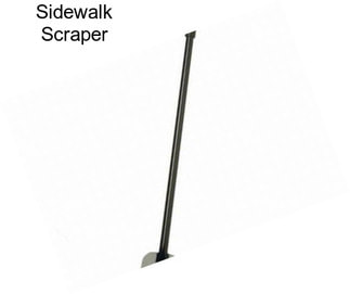 Sidewalk Scraper