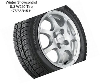 Winter Snowcontrol S.3 W210 Tire 175/65R15 H