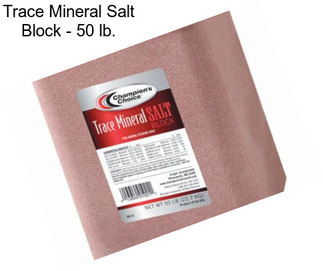 Trace Mineral Salt Block - 50 lb.