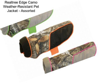 Realtree Edge Camo Weather-Resistant Pet Jacket - Assorted