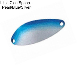Little Cleo Spoon - Pearl/Blue/Silver