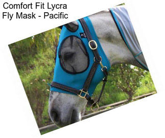 Comfort Fit Lycra Fly Mask - Pacific