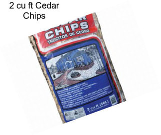 2 cu ft Cedar Chips