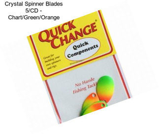 Crystal Spinner Blades 5/CD - Chart/Green/Orange