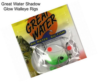 Great Water Shadow Glow Walleye Rigs