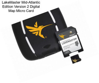 LakeMaster Mid-Atlantic Edition Version 2 Digital Map Micro Card