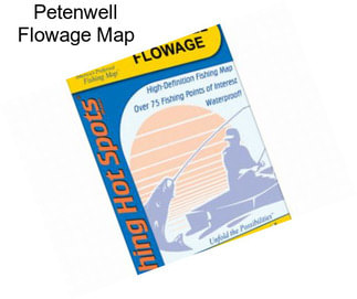 Petenwell Flowage Map