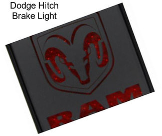 Dodge Hitch Brake Light