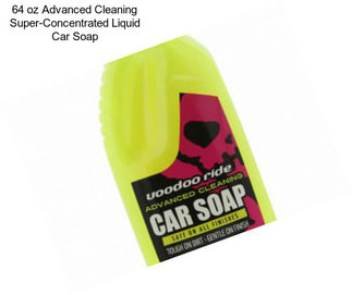 64 oz Advanced Cleaning Super-Concentrated Liquid Car Soap