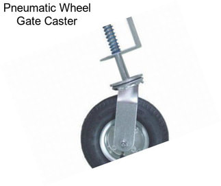 Pneumatic Wheel Gate Caster
