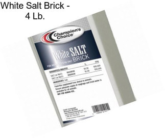 White Salt Brick - 4 Lb.