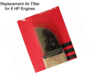 Replacement Air Filter for 6 HP Engines