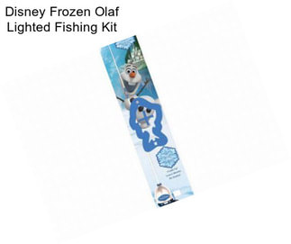 Disney Frozen Olaf Lighted Fishing Kit