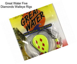Great Water Five Diamonds Walleye Rigs