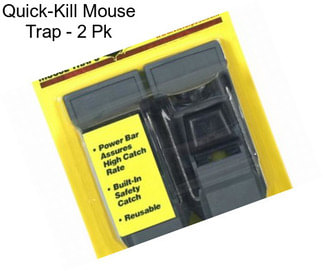 Quick-Kill Mouse Trap - 2 Pk
