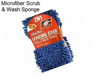 Microfiber Scrub & Wash Sponge