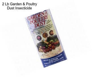 2 Lb Garden & Poultry Dust Insecticide