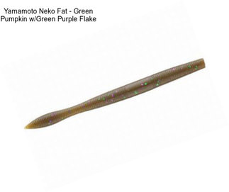 Yamamoto Neko Fat - Green Pumpkin w/Green Purple Flake