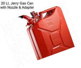 20 Lt. Jerry Gas Can with Nozzle & Adapter