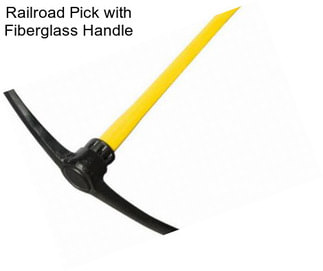 Railroad Pick with Fiberglass Handle