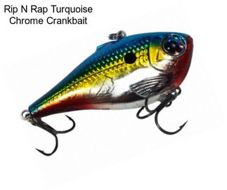 Rip N Rap Turquoise Chrome Crankbait