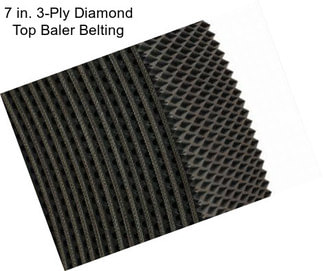 7 in. 3-Ply Diamond Top Baler Belting