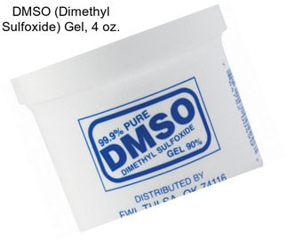DMSO (Dimethyl Sulfoxide) Gel, 4 oz.