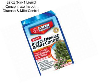 32 oz 3-in-1 Liquid Concentrate Insect, Disease & Mite Control
