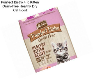 Purrfect Bistro 4 lb Kitten Grain-Free Healthy Dry Cat Food