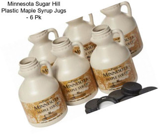 Minnesota Sugar Hill Plastic Maple Syrup Jugs - 6 Pk
