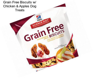 Grain Free Biscuits w/ Chicken & Apples Dog Treats