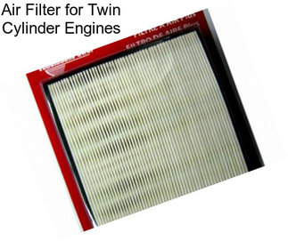 Air Filter for Twin Cylinder Engines