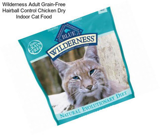 Wilderness Adult Grain-Free Hairball Control Chicken Dry Indoor Cat Food