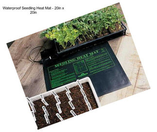 Waterproof Seedling Heat Mat - 20in x 20in