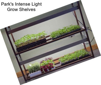 Park\'s Intense Light Grow Shelves