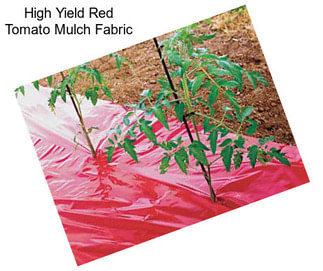 High Yield Red Tomato Mulch Fabric