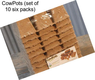 CowPots (set of 10 six packs)