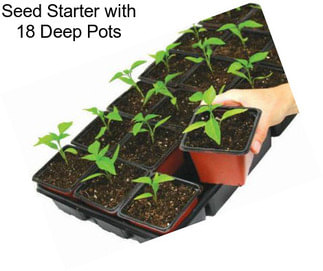 Seed Starter with 18 Deep Pots