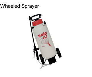 Wheeled Sprayer