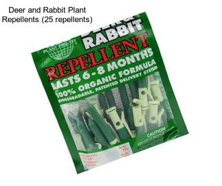 Deer and Rabbit Plant Repellents (25 repellents)